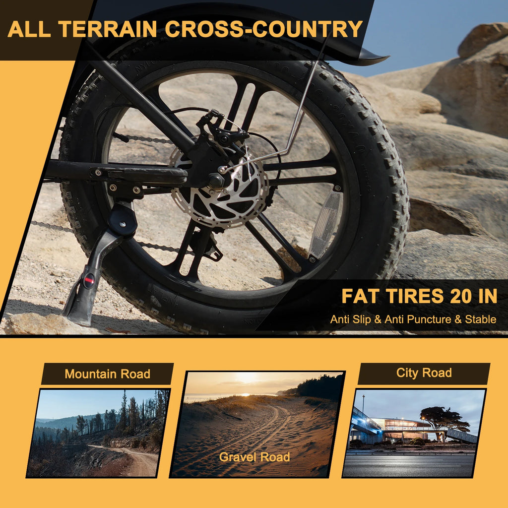 V30basket, Adult Electric Bike, 20MPH 40 Miles, 750W Brushless Motor, Removable Battery 48V 15.6AH, Commuter Electric  Bike