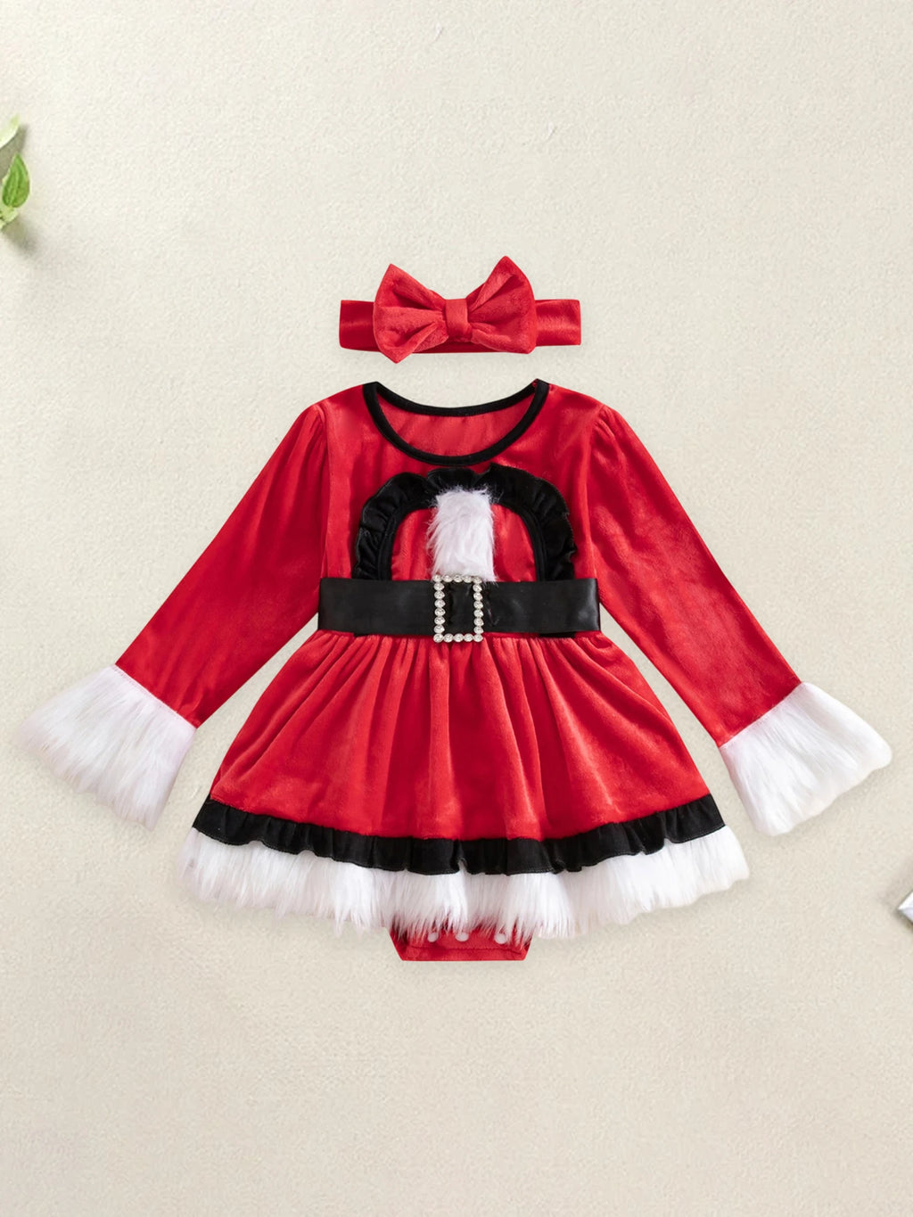 Toddler Boy Winter Outfit Plaid Shirt Suspender Pants Bowtie 3 Piece Set Christmas Party Clothes for Kids