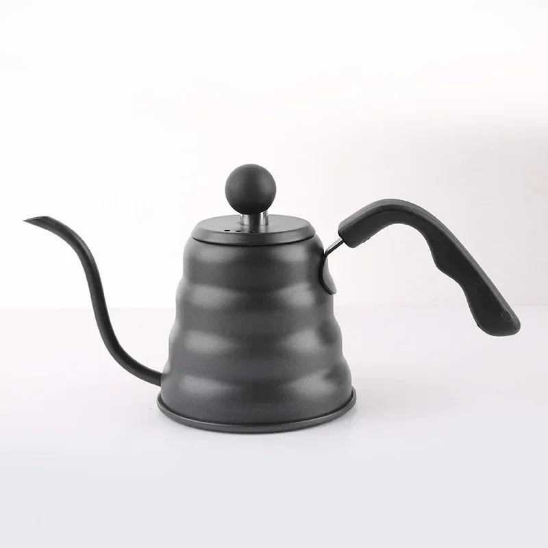 Coffee brewer, coffee pot, electric kettle, tea brewing pot, 600ml stainless steel hand - pushed coffee spout