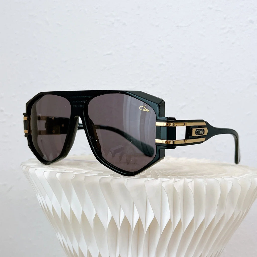 ORIGINALCAZAL MOD1633 UV400 Polarized Driving Anti-Glare Men Sunglasses Transparent White Acetate Frame Women Couple Eyewear