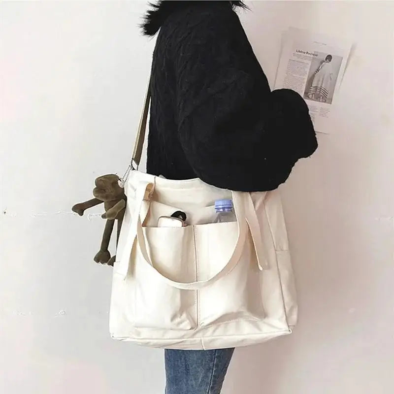 Women's Bag Handbags Shopper Simple Fashion Zipper Nylon Waterproof Solid Crossbody Large Capacity Tote Shoulder Bags For Women
