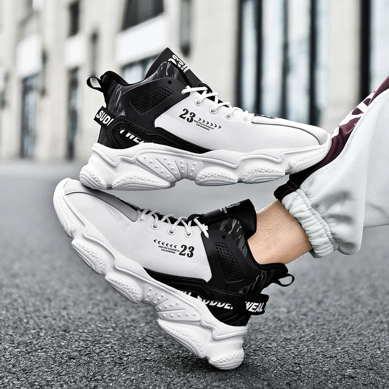 Men's running shoes, comfortable and lightweight walking shoes, running exercise, casual sports shoes