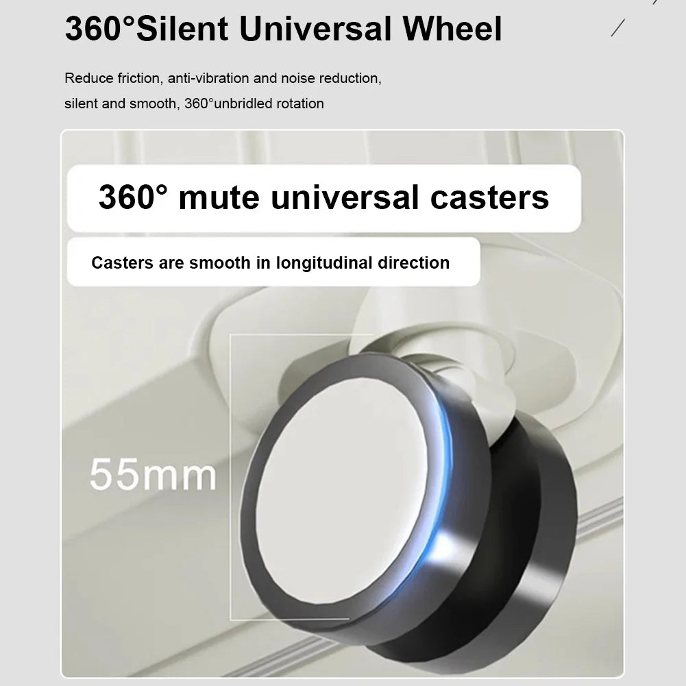 12 Inch 20 Inch 24 Inch Trolley Case Luggage Set with Spinner Wheels Large Capacity Luggage Set Zipper Trolley Luggage Bag Case