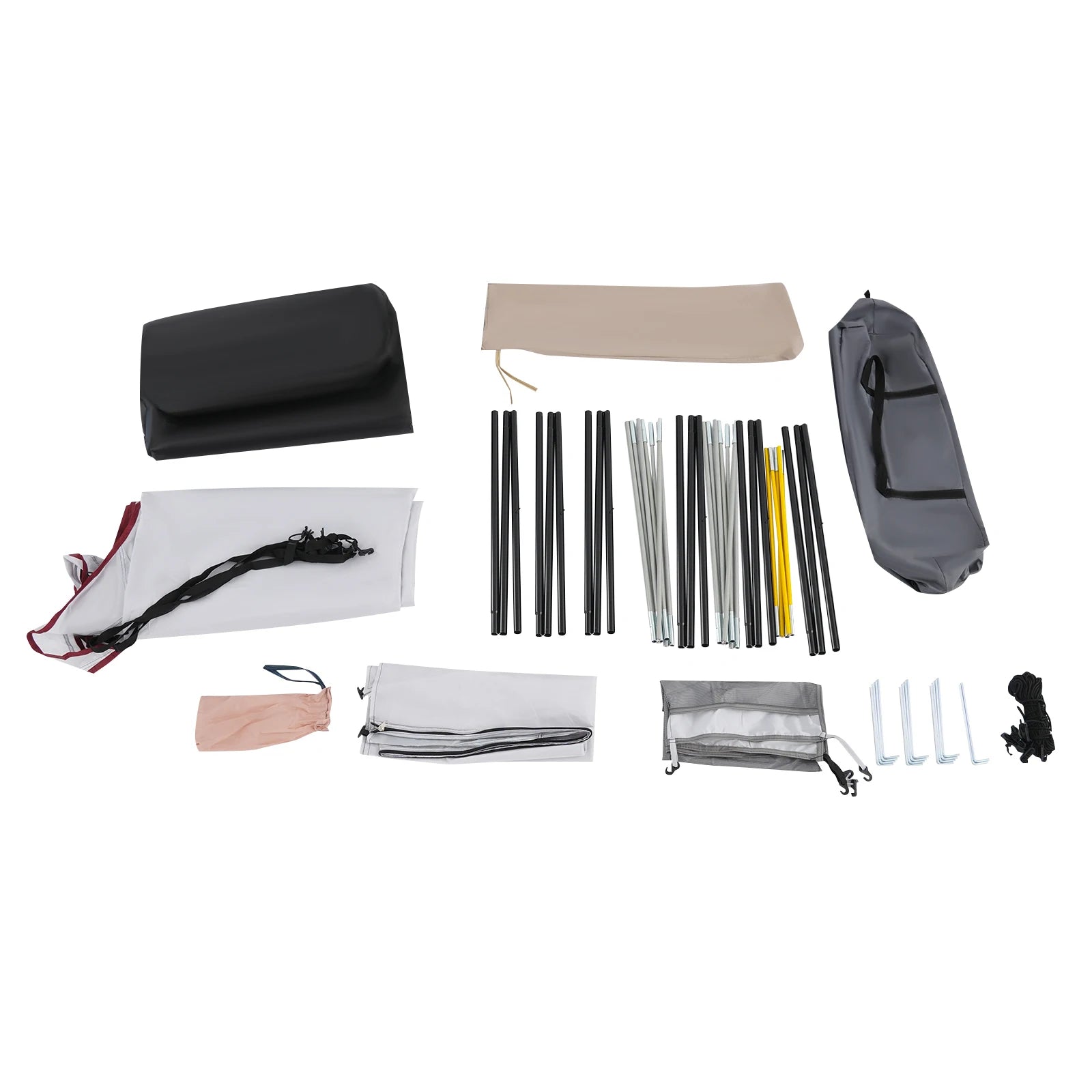 Large Tents for Camping Portable Family Tent for Outdoor Camping and Backyard with Room Divider 8-12 People Accommodation