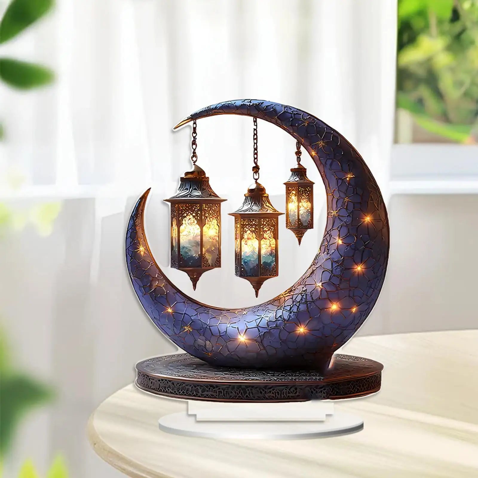 2D Acrylic Ornament Decors Crafts Gifts Artwork for Cabinet Living Room Bedroom