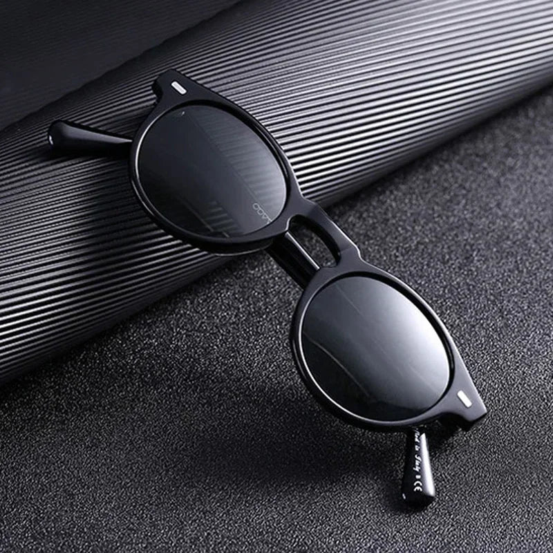 2025 Round Cat Eye Sunglasses Men Brand Designer Vintage Driving Sun Glasses Fashion Retro Male Shades Women Oculos De Sol