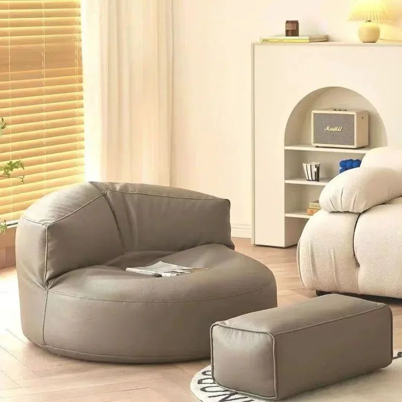 Lie-Back Home Sofa Bed Small Apartment Balcony Single Person Bean Bag Tatami Net Famous Lazy Sofa for Living Room