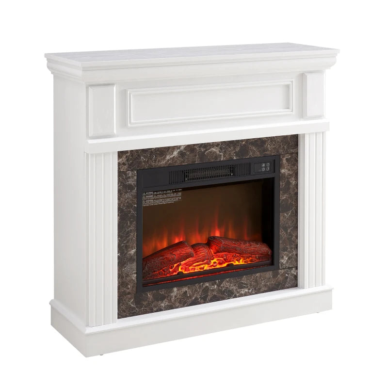 Only Mantel (NOT INCLUDED 23 FIREPLACE) -White,41.34W*14D*40H
