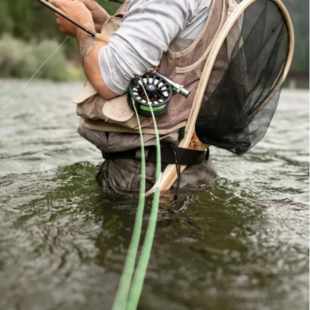 Original Fly Fishing Rod and Reel Combo Kit – 9’ 4-Piece Medium Action Rod, Crosswater Reel, Rio Fly Line, Leader, and Travel C