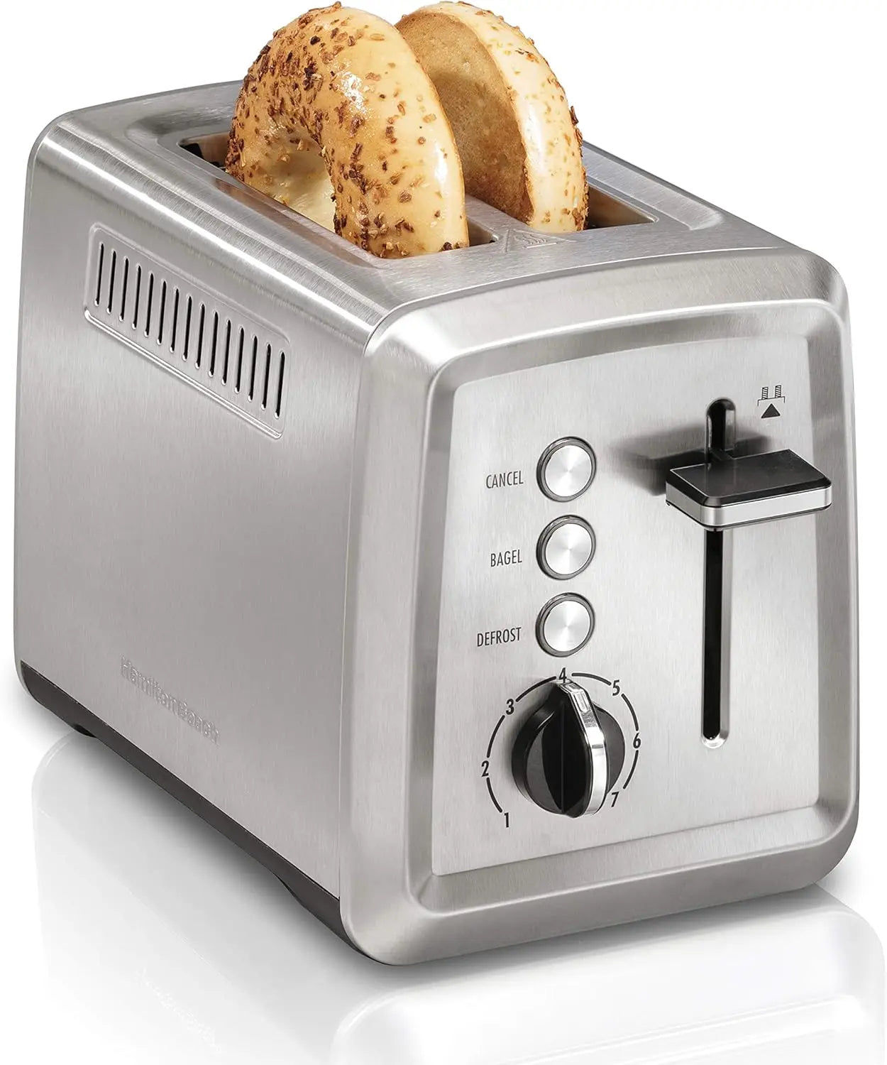 Extra Wide Slots 2 Slice Toaster with Hand Mixer 6 Speeds QuickBurst Storage Case Kitchen Cooking Bread Maker Appliance