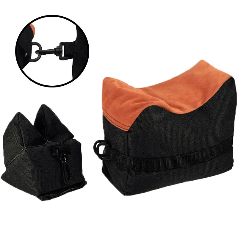 Hunting Accessories Front & Rear Rifle Target Bench Unfilled Support Stand Bag Gun Accessories Shooting Gun Rest Bag Set