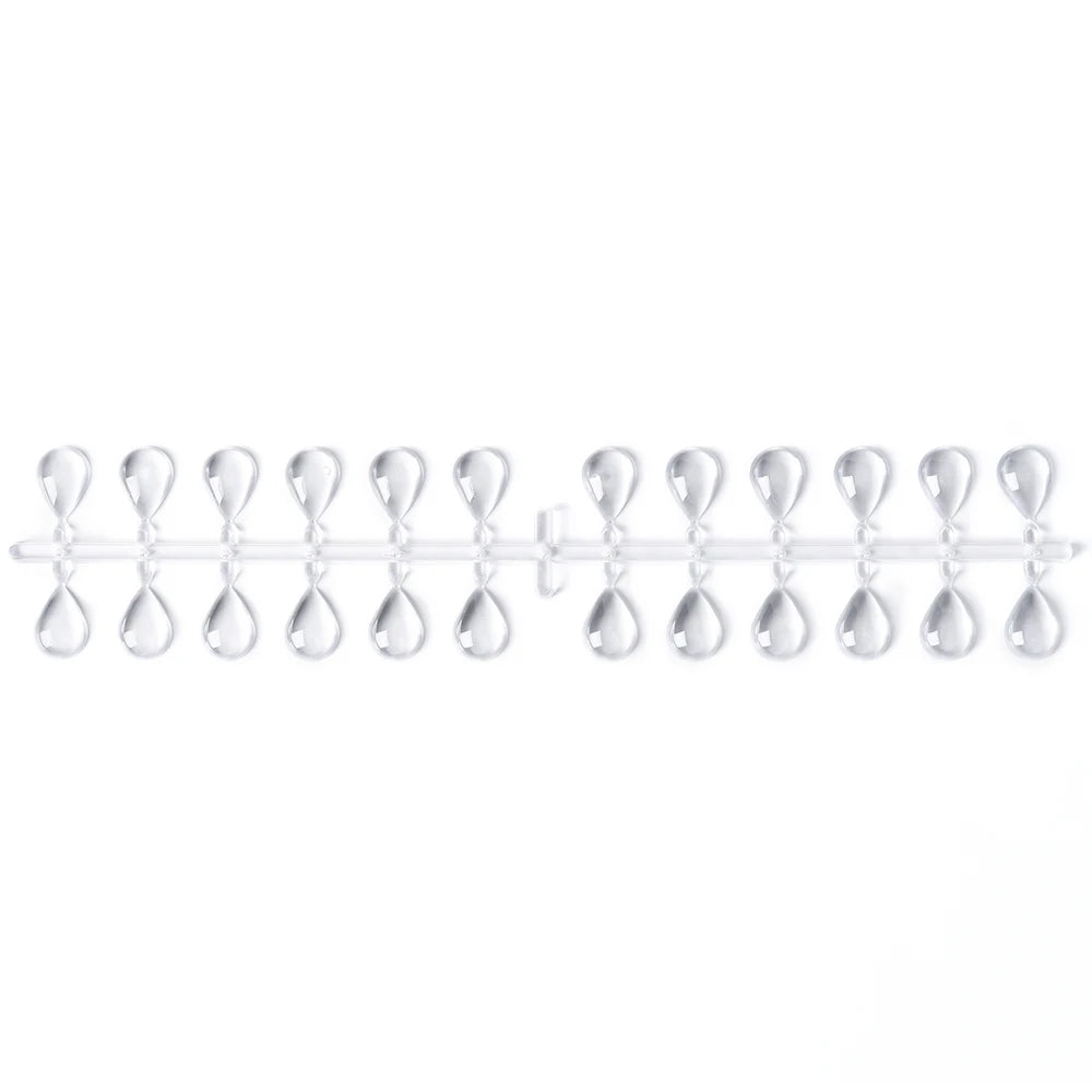 False Nails Tips Display Sticks Clear Nail Swatch Nail Gel Polish Showing Chart Manicure Polish Practice Training Display Board