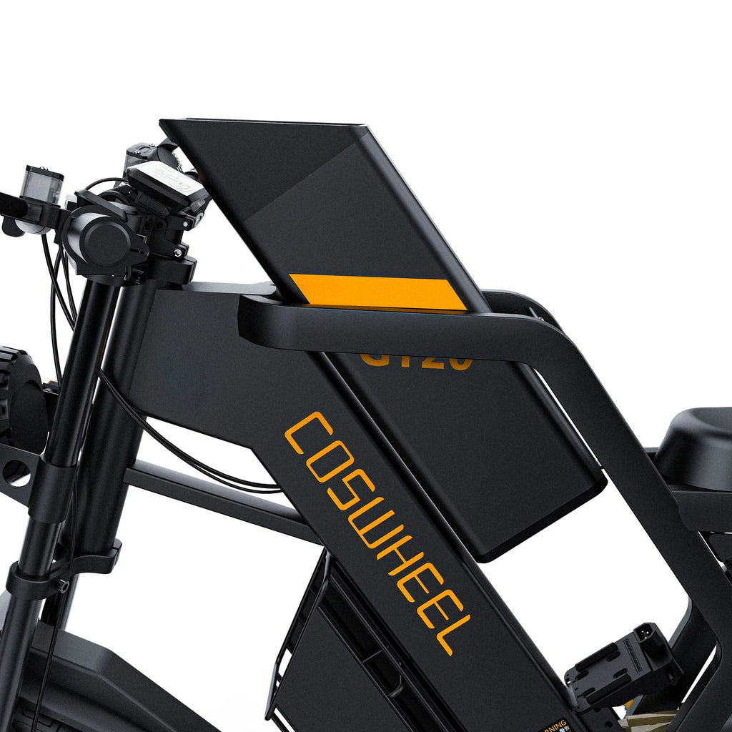 COSWHEEL GT20 Pro Dual motors E-Mountain bike For Adult 48V 25+15Ah Dual batteries Dual suspension 20" Fat Tire Off-Road E-bike