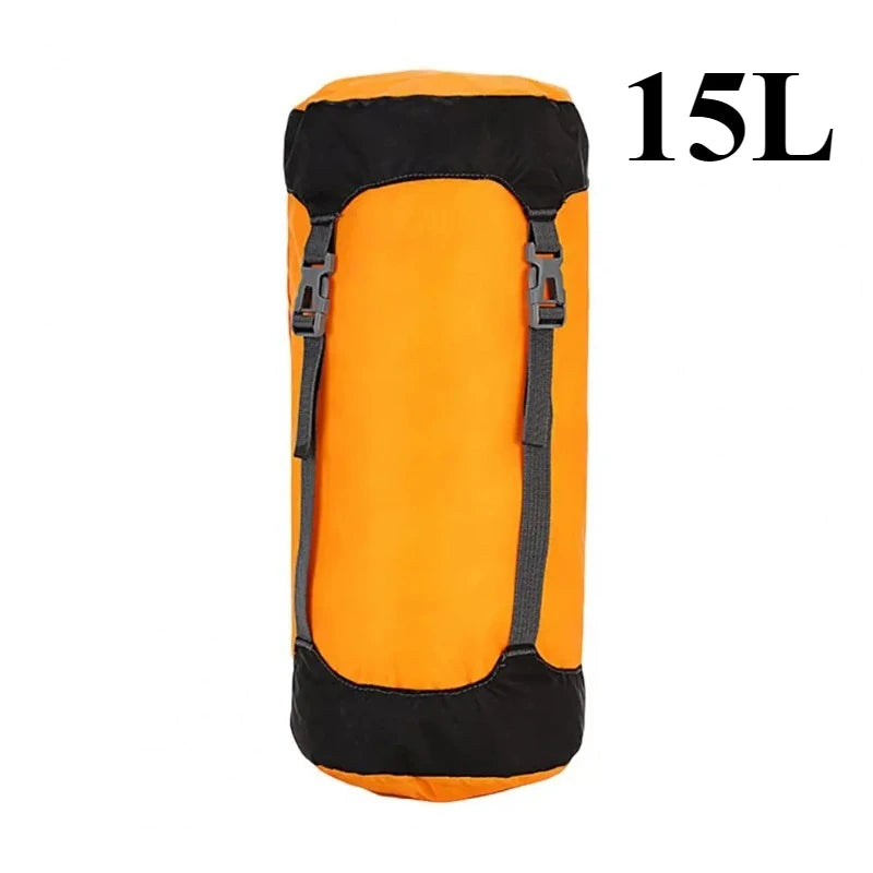 8/15/25/35L Sleeping Bag Compression Storage Bag Outdoor Camping Multi-purpose Waterproof Bags Portable Ultra-light Storage Bag