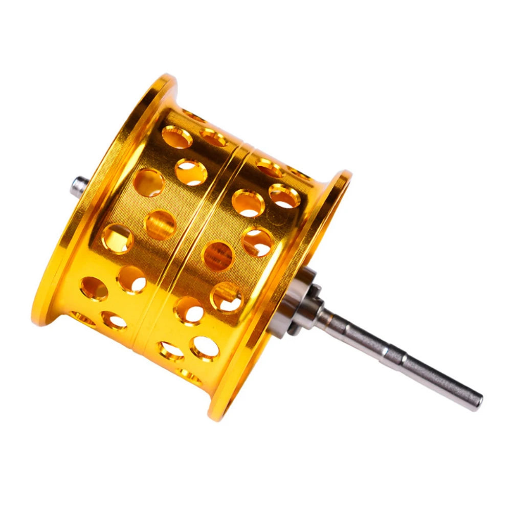 DIY Baitcasting Fishing Reel Wire Cup 18+1BB Spare Spool Metal Shallow Spools Fishing Tackle Pesca Tool Equipment