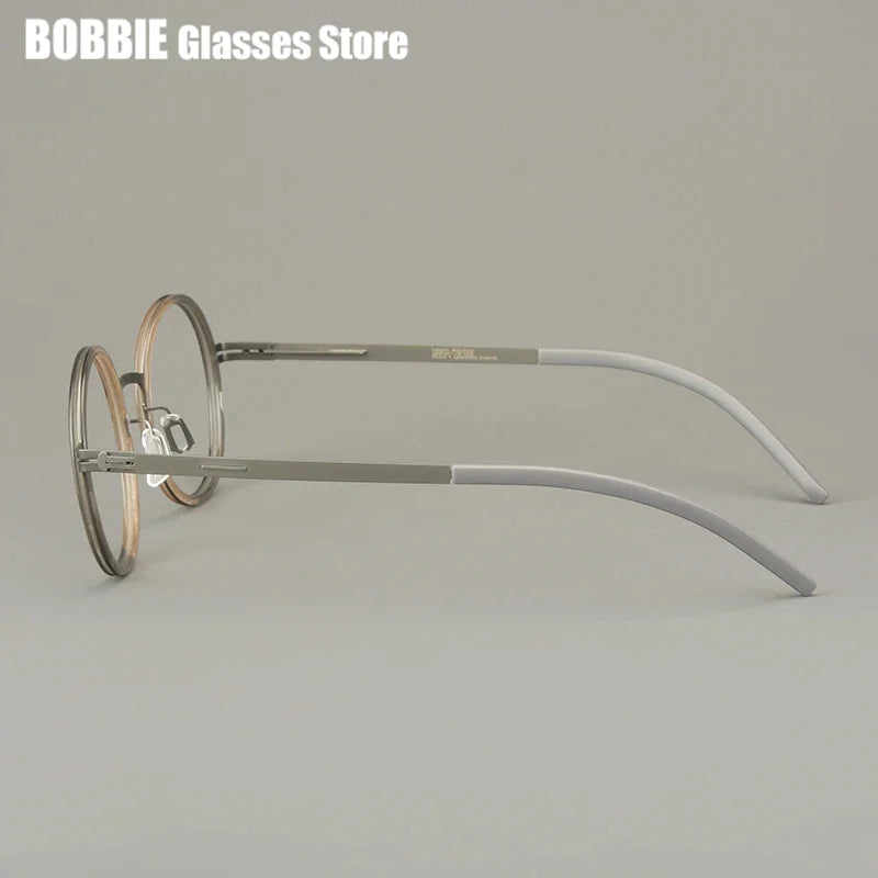 Classics Round Glasses Frame Eyeglasses Light Thin Screwless Acetate Ring Men Women Spectacle Germany Brand Design Oroshi 2025