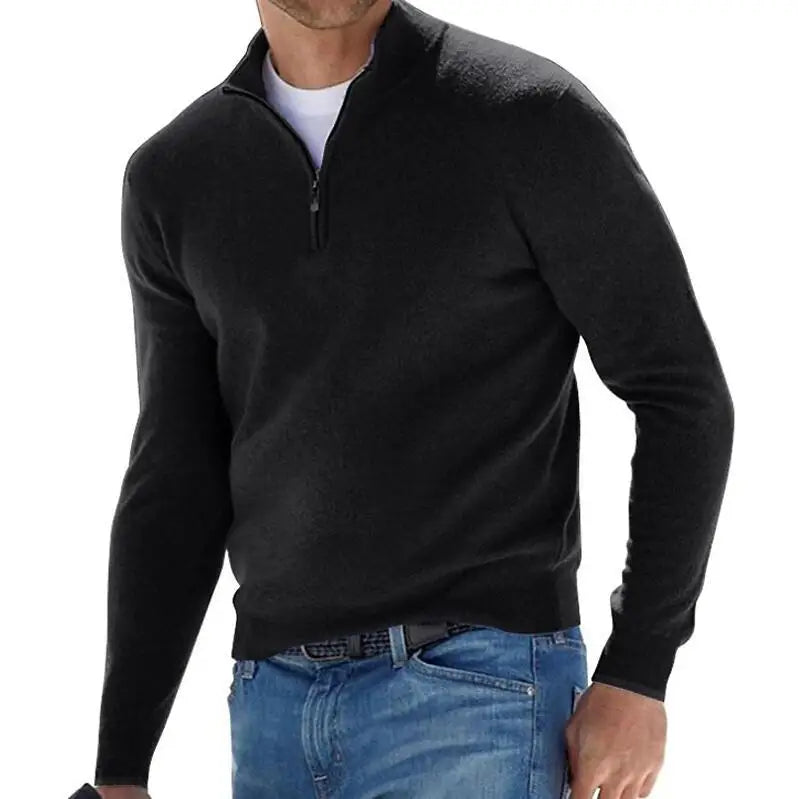 2025 Long Sleeved Sweater Men's Base Sweater for men in Autumn and Winter in Stock