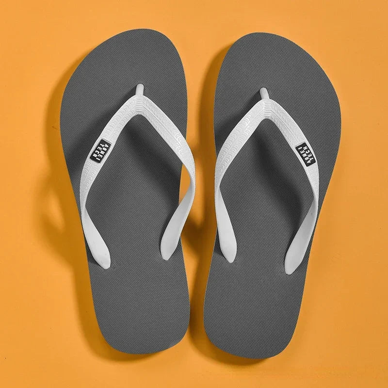 Men's Minimalist Flip Flops  Summer Fashion Outdoor Anti Slip Wear-resistant Sports Sandals with Soft Beach Casual Shoes