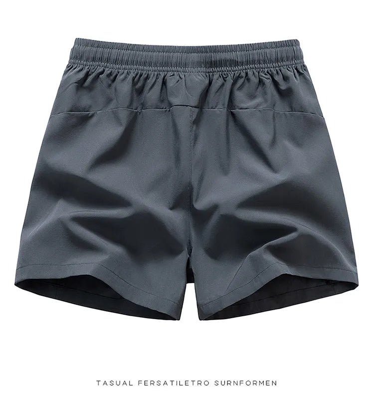 Quick Dry Shorts for Men 5 Inch Training Shorts Men Workout Clothes Drawstring Running Shorts Fitness Gym Pants Breathable Hole