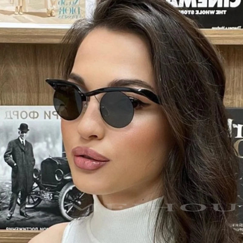 Unique Round Sunglasses for Women Men Fashion Punk Cool Decoration Sun Glasses High Quality Goggles Shades