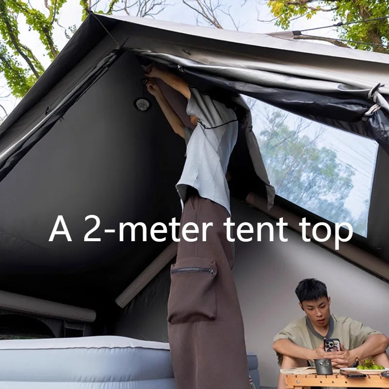 Tourist Family Camping Outdoor Tent Nature Hike Parties Sun Shelter Self-inflating Tent Glamping Waterproof Camping Hiking