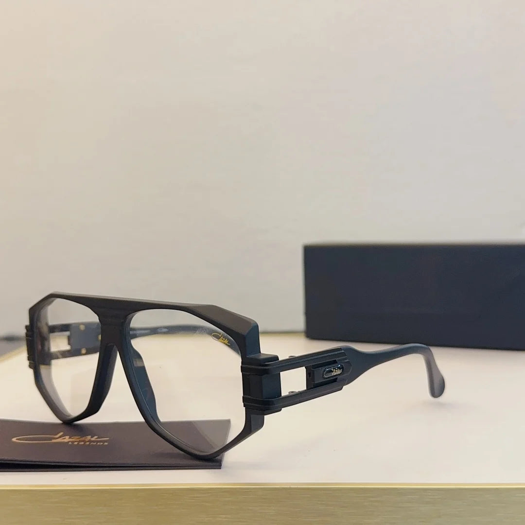 ORIGINALCAZAL MOD1633 UV400 Polarized Driving Anti-Glare Men Sunglasses Transparent White Acetate Frame Women Couple Eyewear