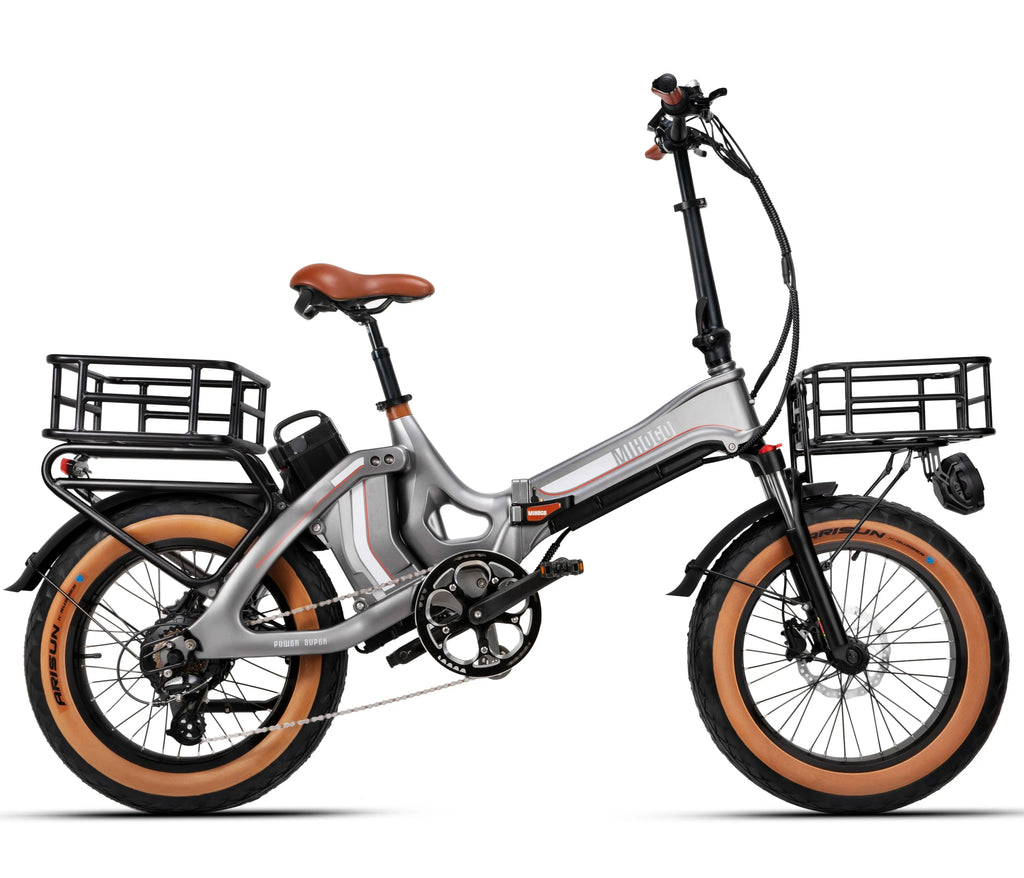 MIHOGO ONE max Adult Electric Bicycle, 750W city ebike, 48V 12.8+16AH E-bike, 20-Fat Tire Foldable Electric Bike