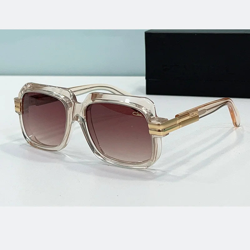 Original ACAZAL MOD6073 Retro Luxury Design Acetate Frame Men Sunglasses Trendy Top Quality Casual Stylish Women Couple Eyewear