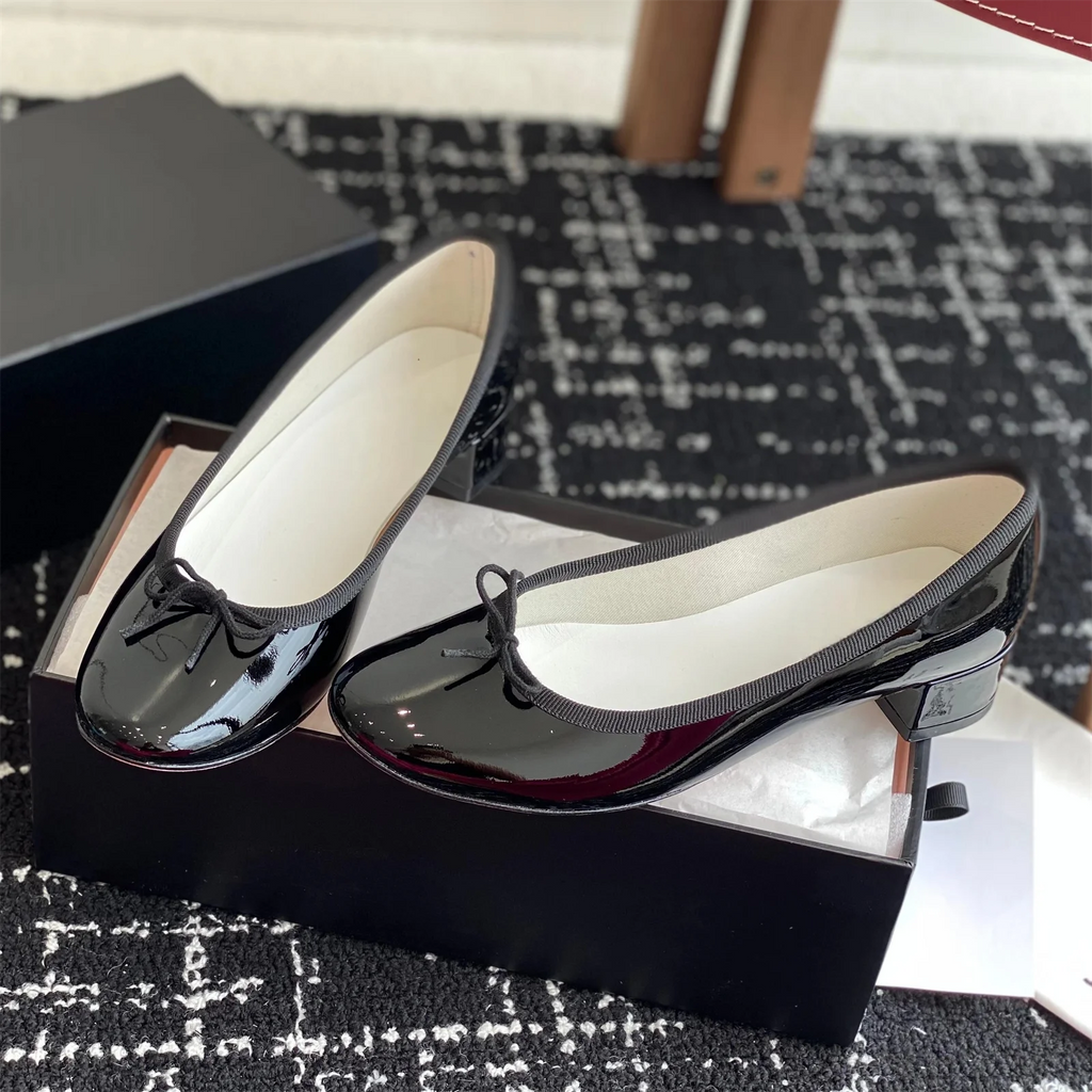 2025 Newest Genuine Leather Round-Toe Ankle-Strap Woman Flats Mary Janes Ballet Dance Shoes Banquet Shoes Woman Sapato Feminino