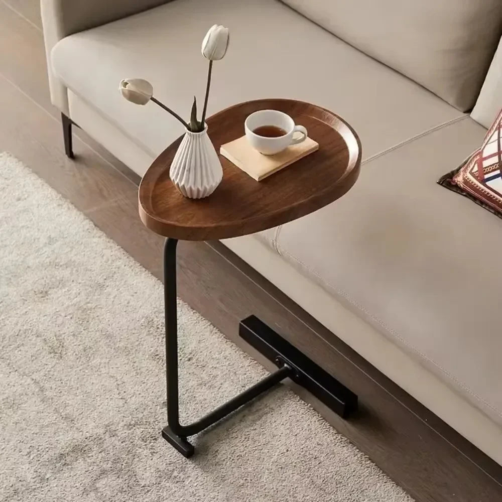 Coffee Tea Table Side Table C-Shaped Sofa Simple Mobile Storage Desk Bedside Corner Small Sofa Sides Cabinet Family Tea Tables