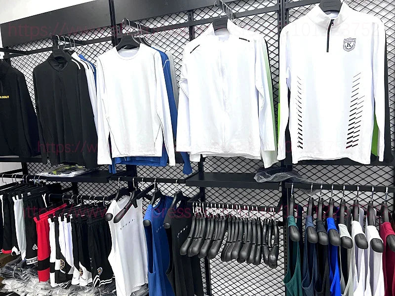 Men Long Sleeve Slim Tops Tees Sportswear Gym Fitness Compression T-shirt Running Football Jersey Outdoor Jogging Tight Quick