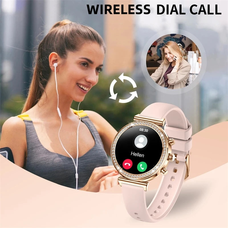 Ladies' Smartwatch, Answering/making Calls, Message Push, Compatible With For IPhone/Android Phones, 1.27-inch Full Touch Screen