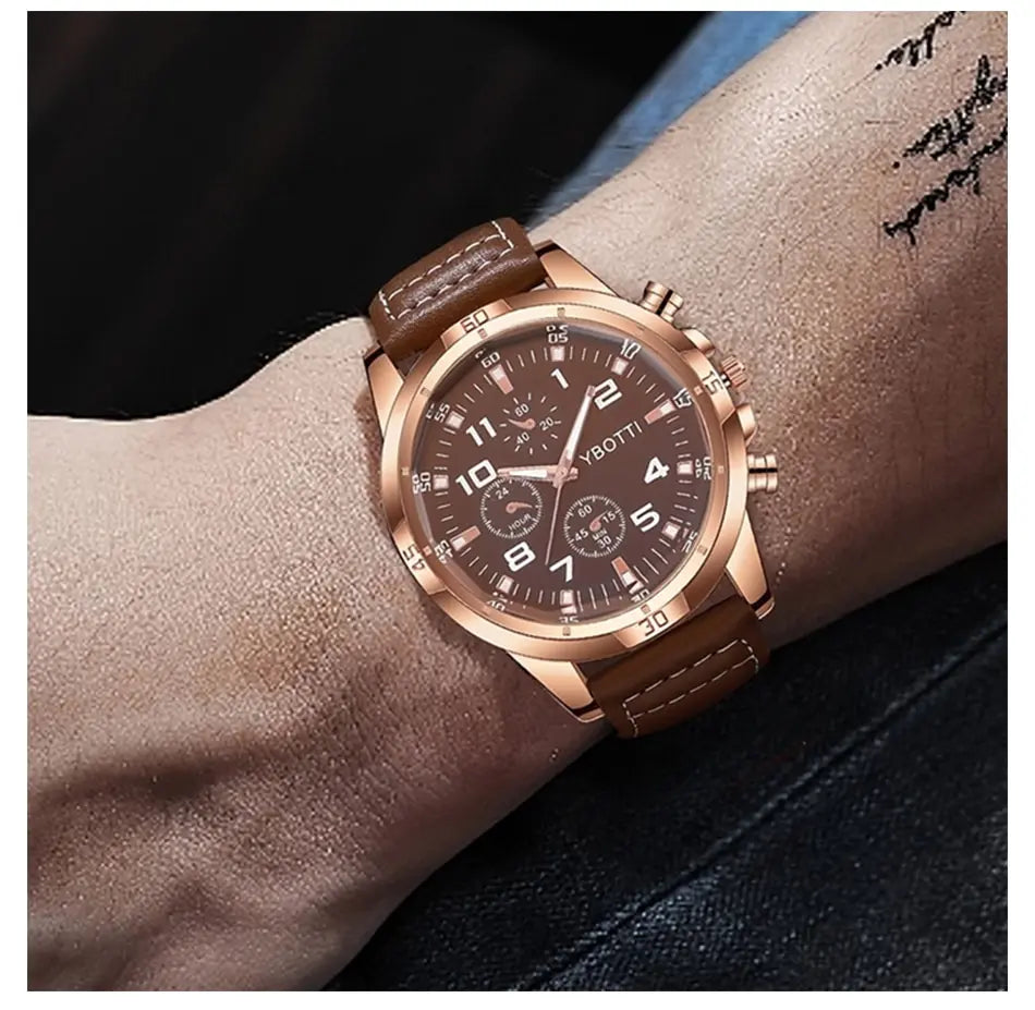 Mens Watches Top Brand Luxury Fashion Casual Business Quartz Watch Waterproof Wristwatch Hodinky Relogio Masculino