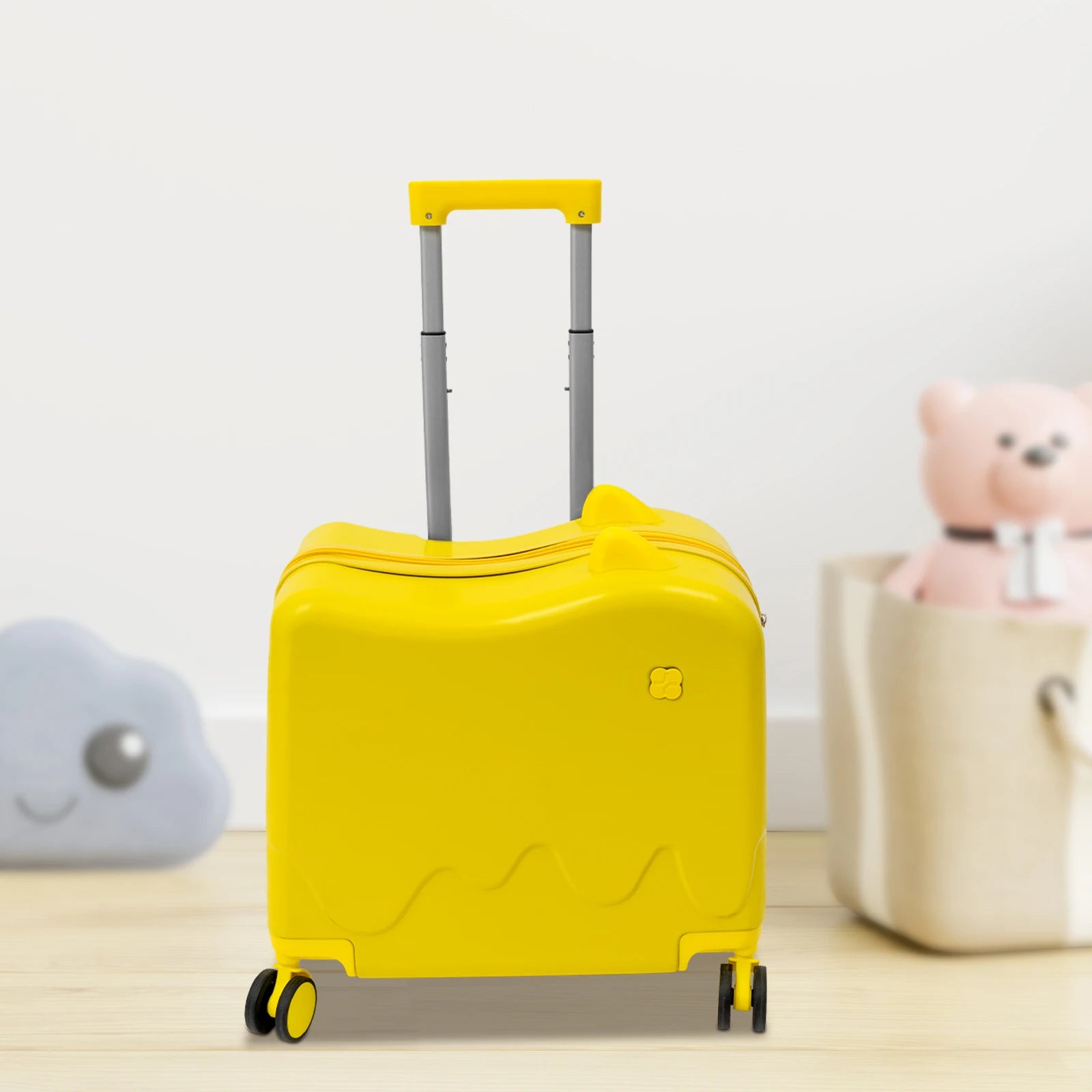 Kids ride-on Suitcase carry-on Tollder Luggage Sustainable Polycarbonate Body and TSA Lock and Wheels Suitcase to Kids aged 1-8