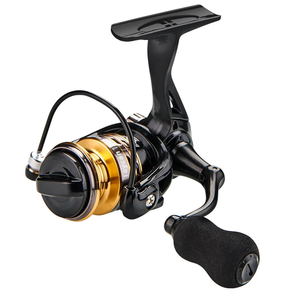 Spinning Wheel Metal Spool Spinning Fishing Reel 4.8/1 Gear Ratio All Purpose Fishing Spinning Reel for Freshwater Saltwater