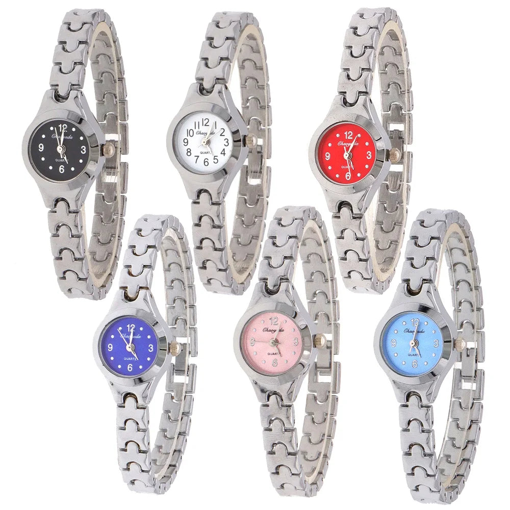 10pcs/Lot, Gold Watches Women Bracelet Watches Fashion Woman Watch Casual Dress Ladies Watch Female Clock Relogio Feminino