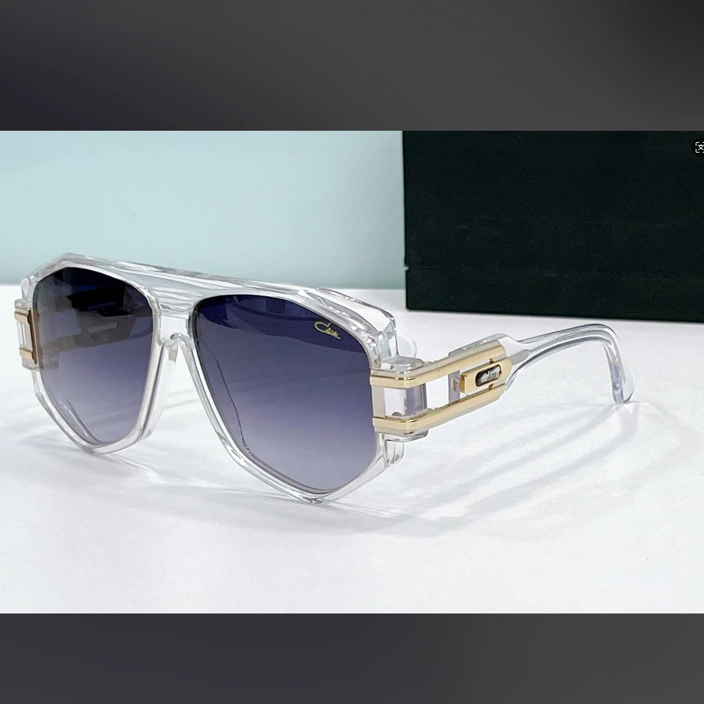 New Arrival ORIGINALCAZAL MOD1633 Premium Alloy+Acetate Frame Men Eyewear Trendy Gradient Polarized Casual Women Sunglasses