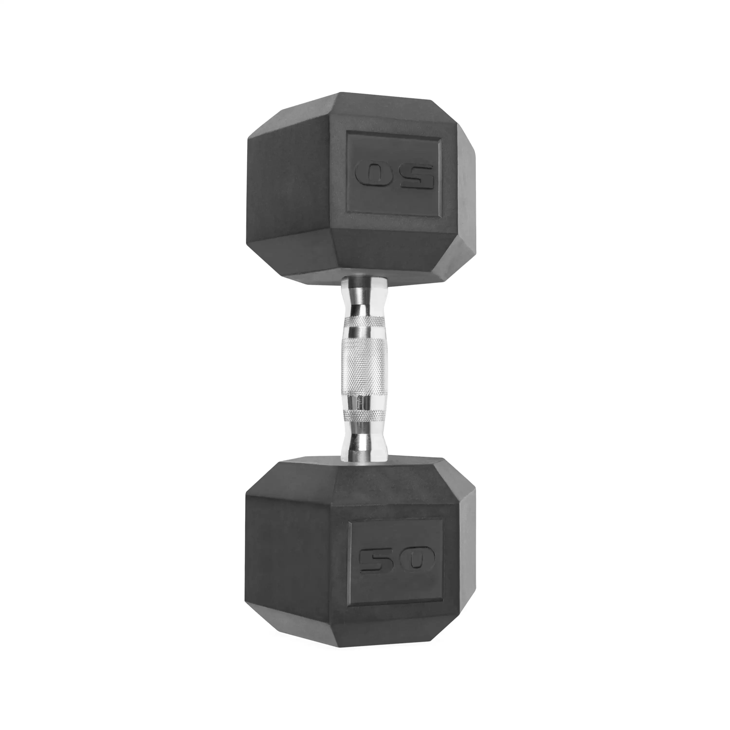 8lb Pair Rubber Coated Hex Dumbbells, Non-Slip Grip & Quiet Floor Protection, Hexagon Shape Prevents Rolling for Home Gym