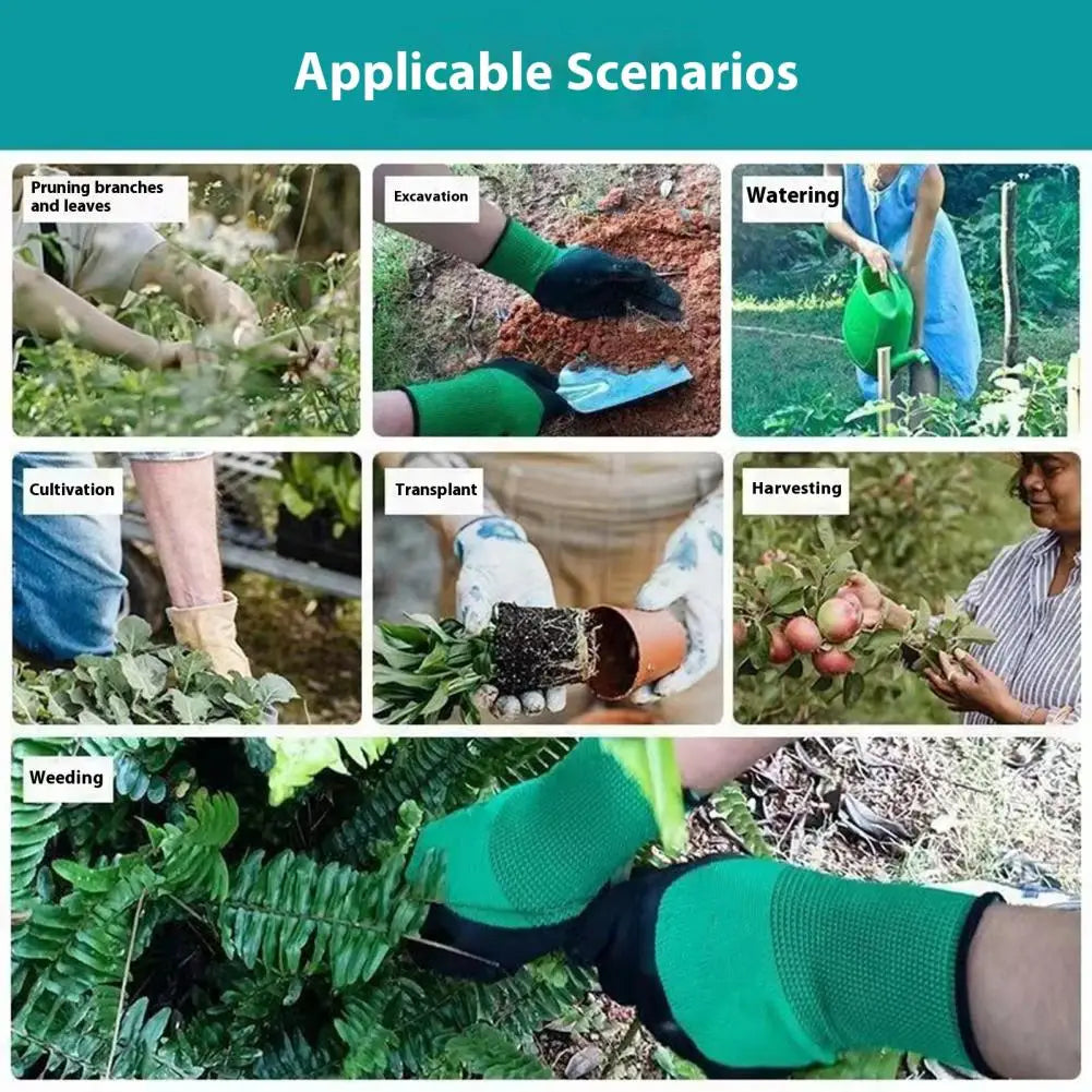 Gardening Gloves Puncture Resistant Latex Waterproof Work Protection Wear Resistant Flower Protective Gloves