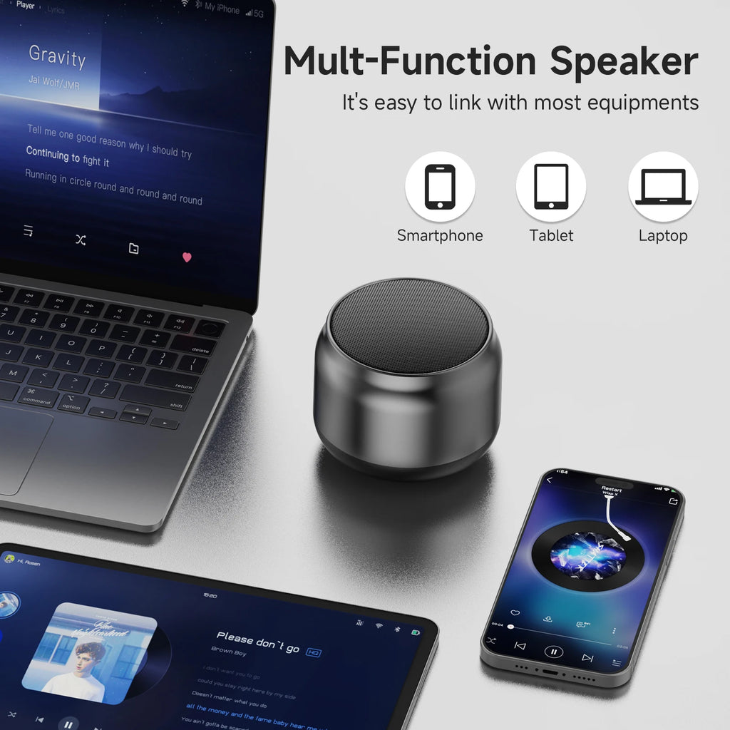 L6 Portable Bluetooth Wireless Speaker Waterproof USB Outdoor Loudspeaker Music Surround Bass Box Speakers For thinkplus IOS