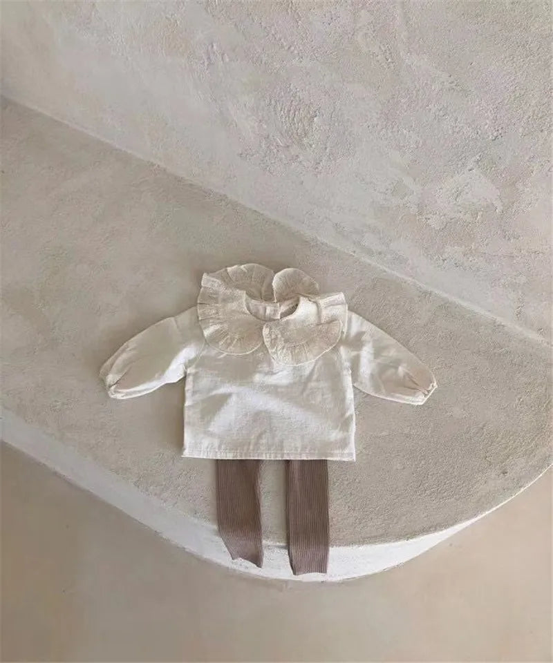 2024 New Baby Cotton Ribbed Leggings Solid Cotton Infant Stretch Pants Soft Comfortable Toddler Pants Kids Boys Girls Trousers