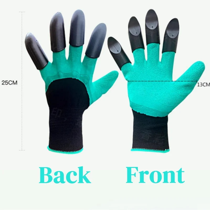 Garden Gloves with Claws Breathable Gardening Work Claw Gardening Gloves, for Planting Puncture Resistant Garden Gloves Digging