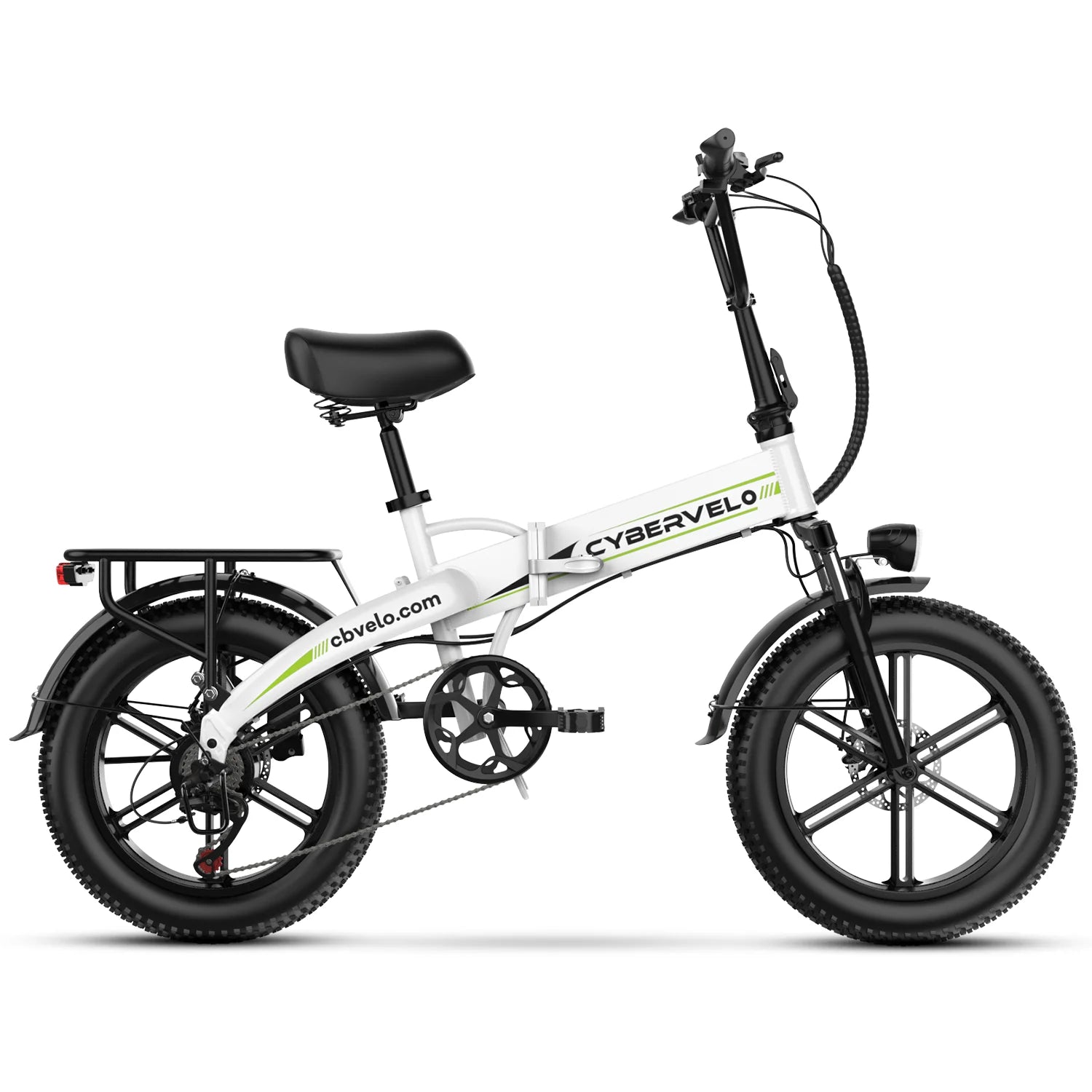 48V 20.8AH Removable Battery EBike,28+MPH,1000W Folding Electric Bike,80 Miles Max Range Electric Bike for Adults, 20" Fat Tire