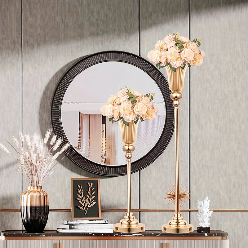 Wedding Centerpiece Vase, Floor Vase - 32.5 Inch Multi-Purpose Metal Vase for Party Events, Christmas and Halloween Decorations