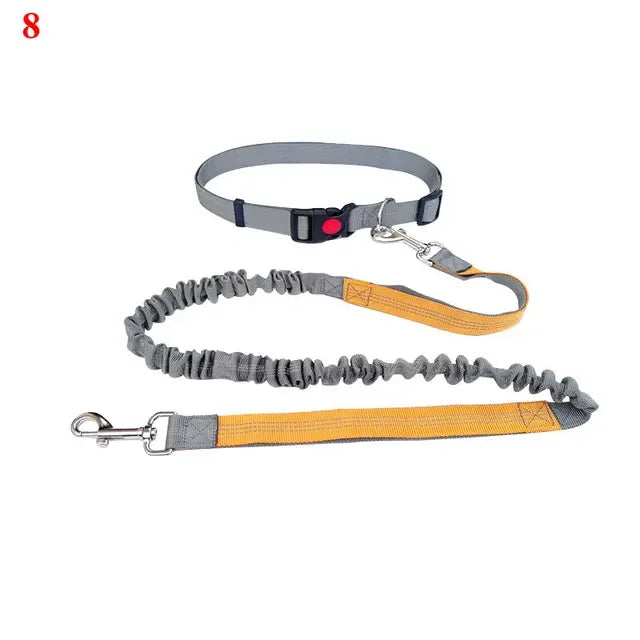 2022 New Adjustable Hand Free Dog Leash for Dog Pet Walking Running Jogging Dog leashes Waist Belt Chest Strap Traction Rope Dog