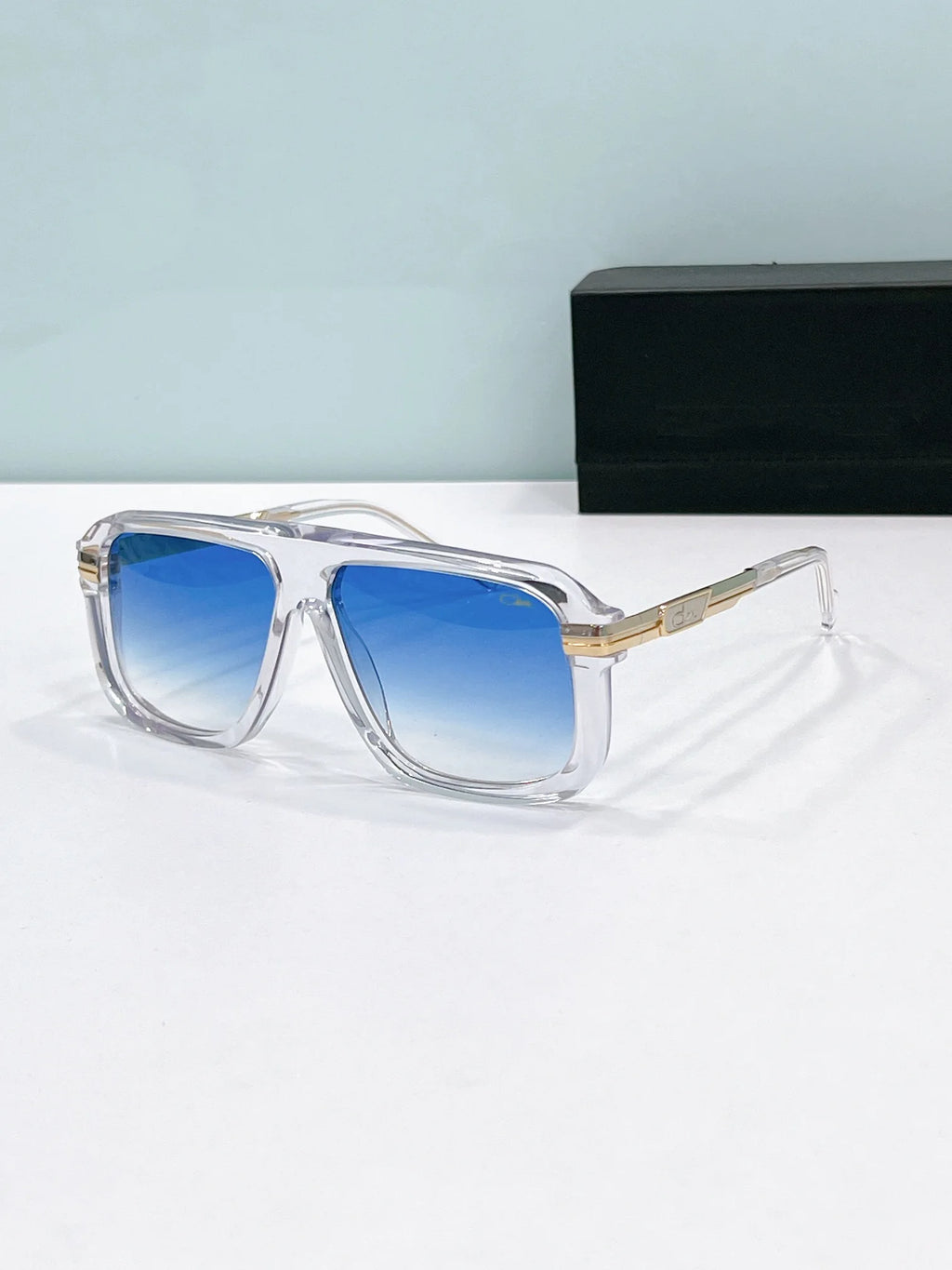 New Arrival ORIGINALCAZAL MOD8050 Classic Polarized Gradient Men Eyewear Tortoise Acetate+Alloy Frame Luxury Women Sunglasses