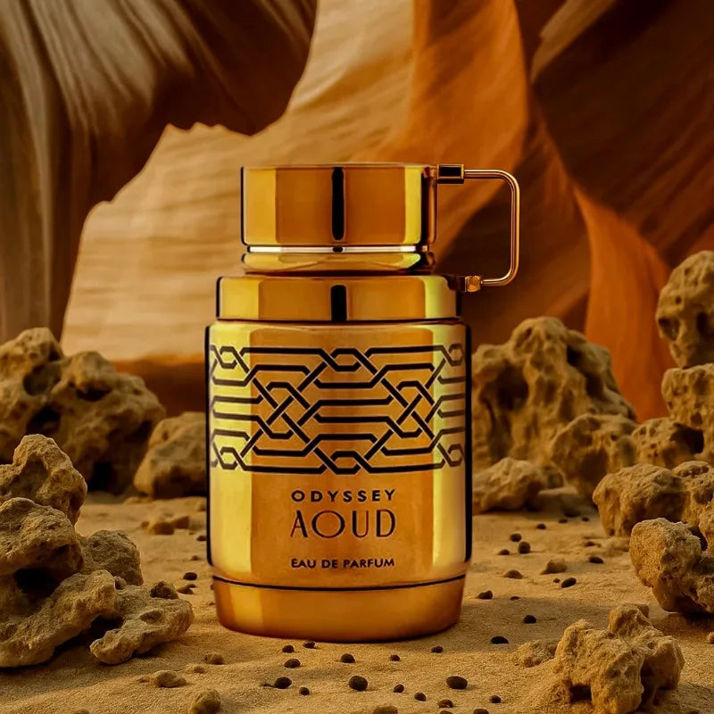 Armaf Odyssey Aoud Eau de Parfum Spray 100ml Original Arab Perfumes Lasting Woody Spicy Pheromones Perfume Cologne Makeup Gifts