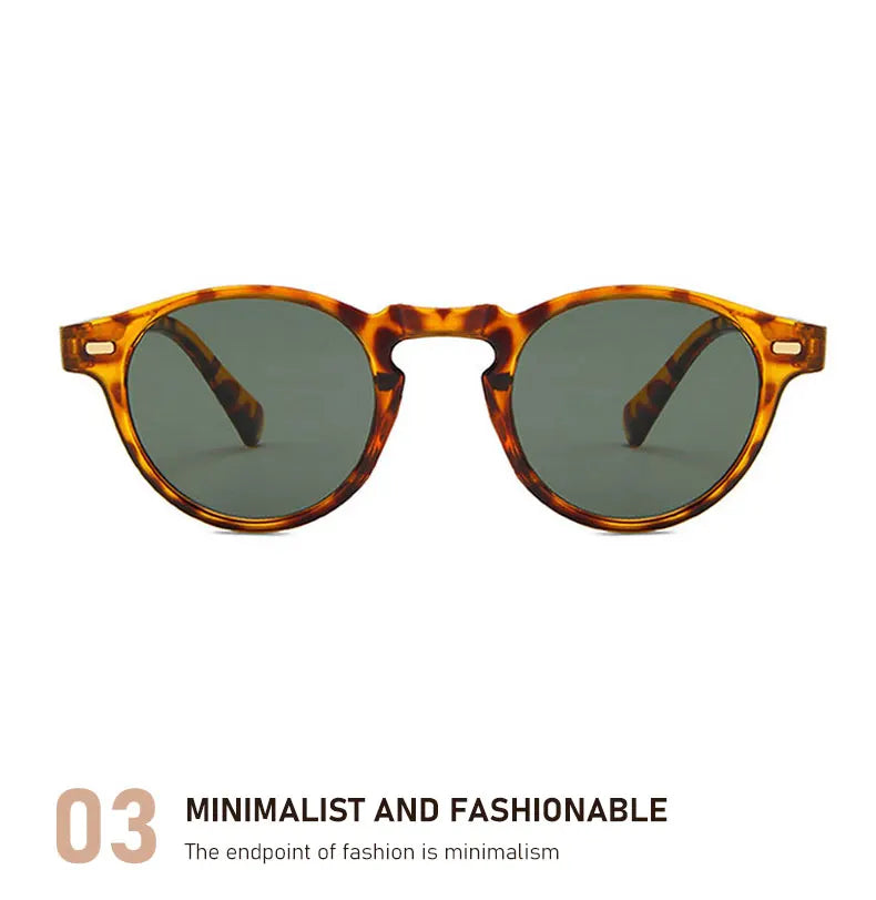 Men Fashions Oval Small Sunglasses Clear Classic Sun Glasses Trends for Transparent Shades for Women Street Fashion Sunglasses