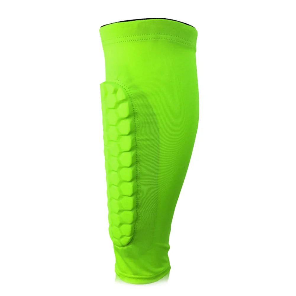 1-2pc Honeycomb Lower Leg Guards Anti-collision Outdoor Sport Leg Protective Gear Sweat-absorbing Quick-drying Workout Accessory