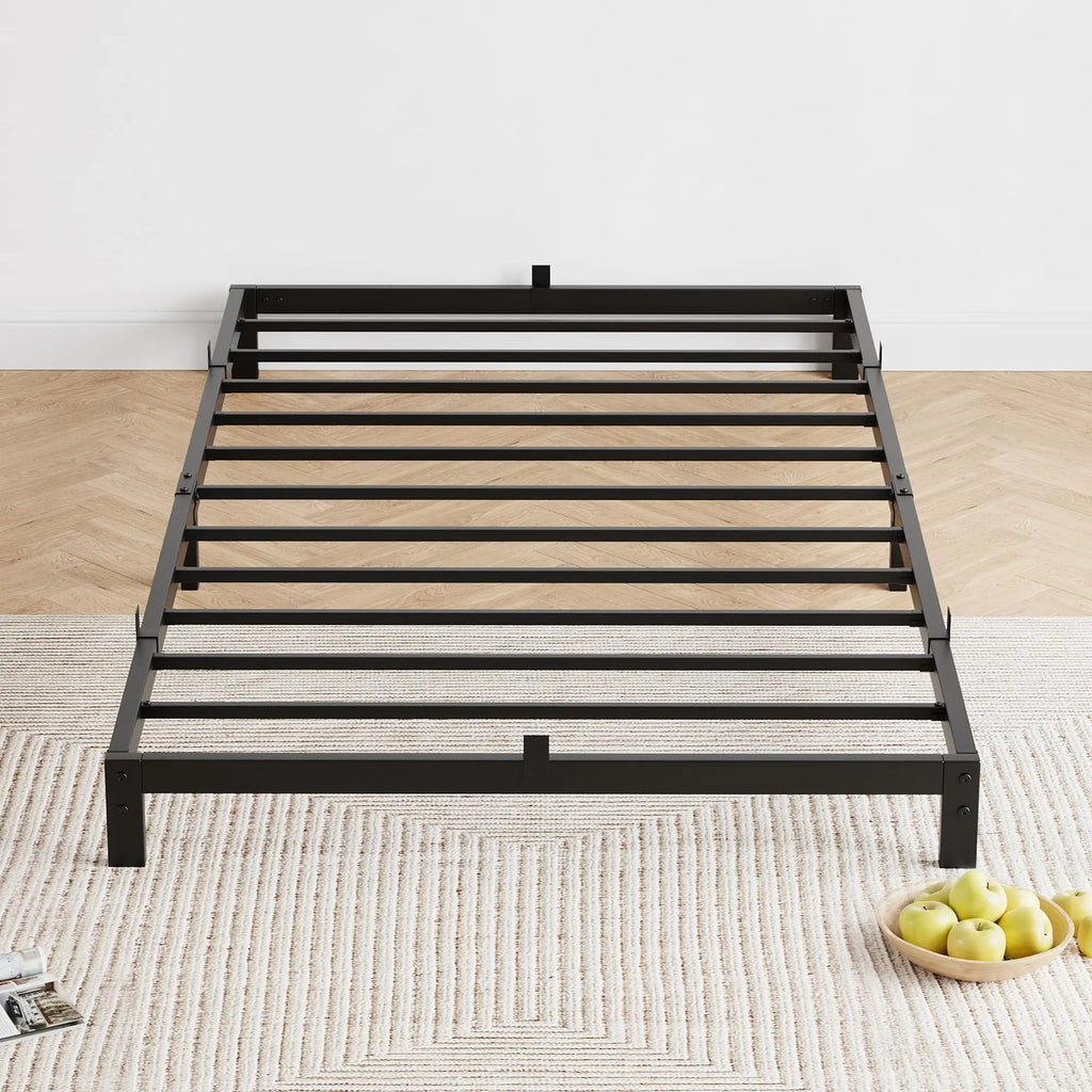 Bed Frames with Under Bed Storage, Heavy Duty Mattress Foundation, Easy Assembly, No Box Spring Needed,Platform Bed for Bedroom
